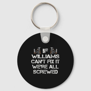Mens Funny Handyman Zitat Personalisiert Williams Schlüsselanhänger