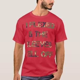 Mens Funny I Fleet & The Sleeves fliegen von Camou T-Shirt