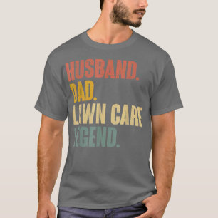Mens Funny Lawn Mowing Vater Männer Rasenpflege Fe T-Shirt