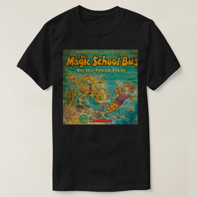Mens Funny Magic Cartoon Schule Bus Kinder Geschen T-Shirt (Design vorne)