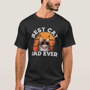 Mens Funny Maine Coon Lover Grafik für Vater und m T-Shirt