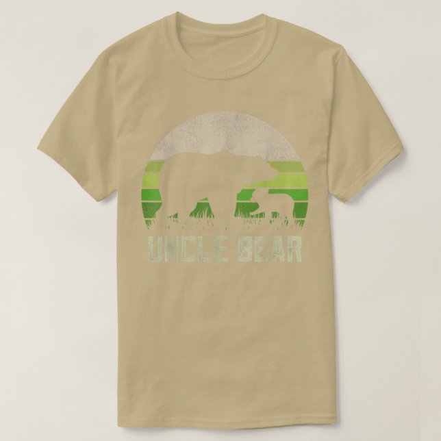 Mens Funny Oncle Bären Shirts aus Nichte & Nephew, (Design vorne)