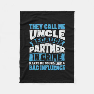 Mens Funny Oncle Geschenke aus Nichte und Nephew Fleecedecke