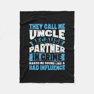 Mens Funny Oncle Geschenke aus Nichte und Nephew Fleecedecke