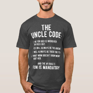 Mens Funny Onkel Geschenke aus Nichte Nephew der O T-Shirt