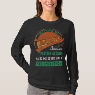 Mens Funny Opa nennen sie mich Papa, weil Teil T-Shirt