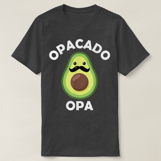 Mens Funny Opacado Opandpa Großvater Opi Slogan T-Shirt (Design vorne)