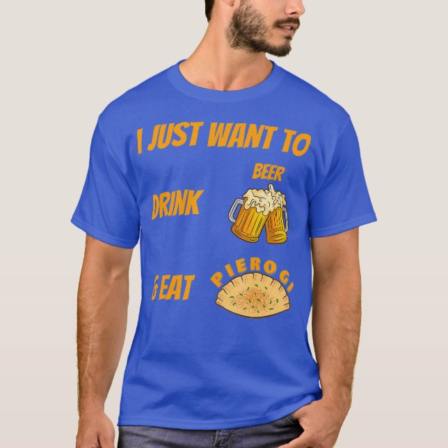 Mens Funny Pierogi Polish Food T-Shirt (Vorderseite)