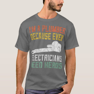 Mens Funny Plumber Geschenke für Männer Retro Klem T-Shirt