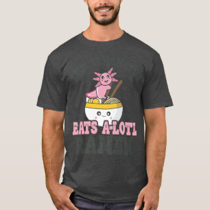 Mens Funny Ramen Love Tamamatua Niedliches Axolotl T-Shirt