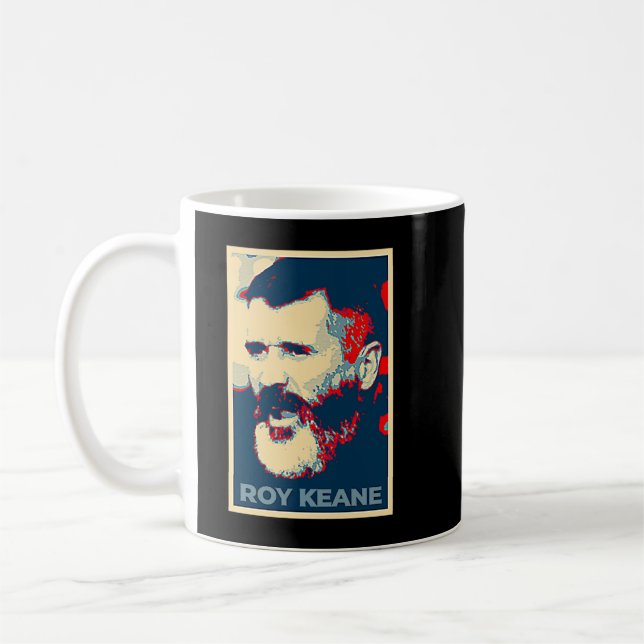 Mens Funny Roy Keane Kaffeetasse (Links)