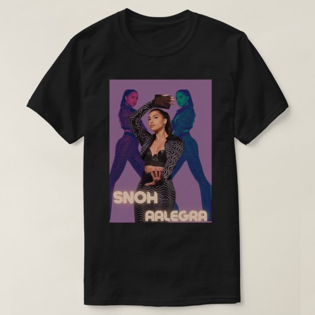 Mens Funny Snoh Aalegra Premium Geschenk für Musik T-Shirt (Design vorne)