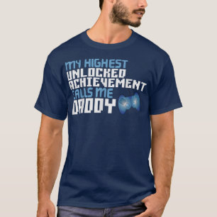 Mens Funny Vatertag für Gamer Vater Videospiel T-Shirt