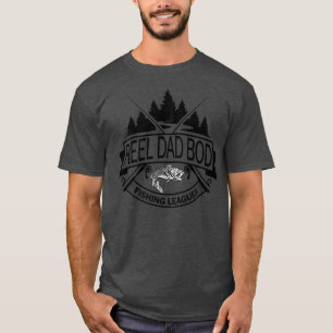 Mens Funny Vathday Vater Bod Fishing Ligen Pri T-Shirt