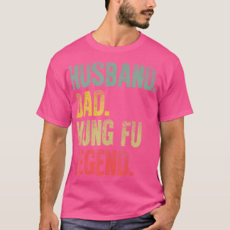 Mens Funny Vintages Geschenk Husband Vater Kung Fu T-Shirt