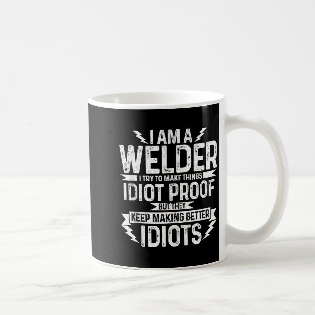 Mens Funny Welder &amp; Apparel Tank Top  Kaffeetasse (Rechts)