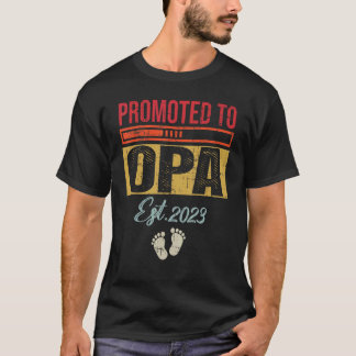 Mens für Opa Est 2023 zum ersten Mal OPA T-Shirt