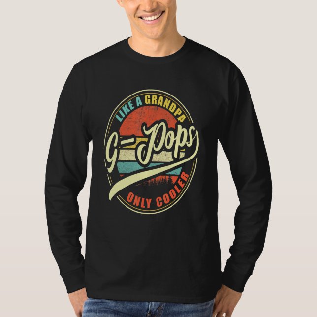 Mens G-Pop wie ein Großvater nur Cooler T-Shirt (Vorderseite)