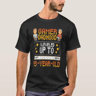 Mens Gamer Dadhood erreichte den 43. T-Shirt