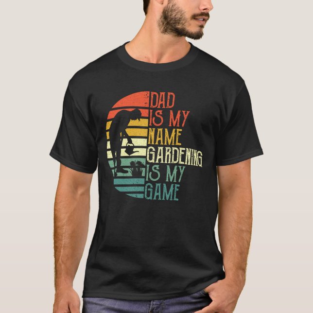 Mens Garening Vater Vathers Day Gift für Vater Fis T-Shirt (Vorderseite)