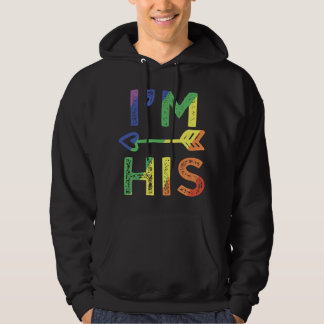 Mens Gay Paar Matching Er Ist LGBT Stolz Hoodie