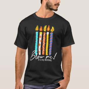 Mens Geburtstagsparty Kostüm T-Shirt blasen mir me