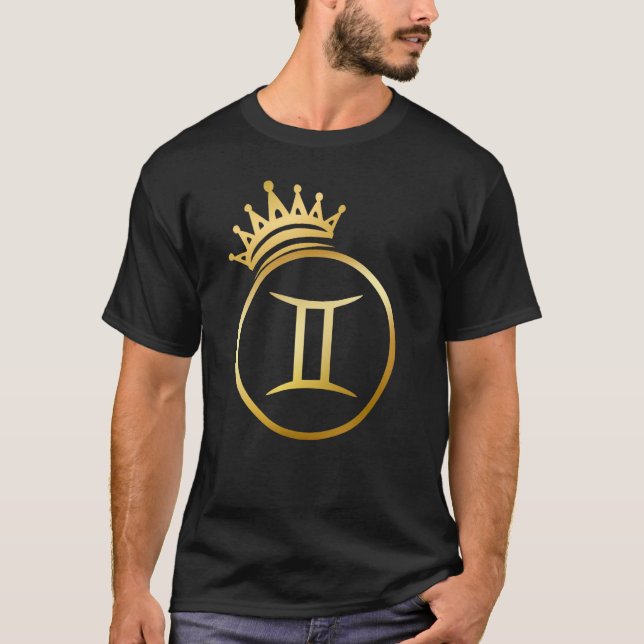 Mens Gemini King T-Shirt (Vorderseite)