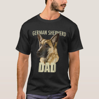Mens German Shepherd Vater Dog T-Shirt