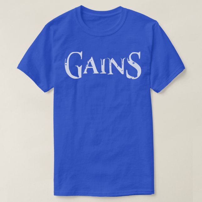 MENS GEWINN Gym Fitness Workout Bodybuilding Motiv T-Shirt (Design vorne)