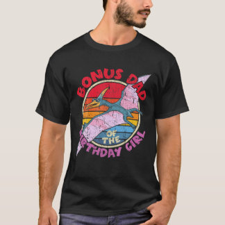 Mens Girl Birthday I Bonus Vater I Pterodactylus I T-Shirt