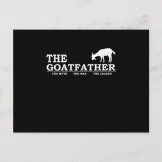 Mens Goat Far Pet Lover Fars Day Einladungspostkarte