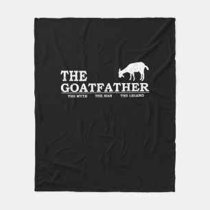 Mens Goat Far Pet Lover Fars Day Fleecedecke