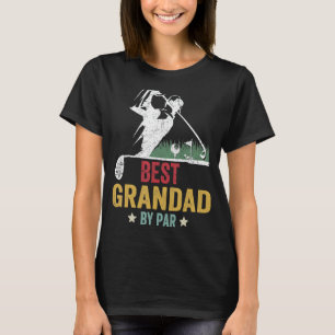Mens Golf Best Grandad von Par Daddy Golfer Father T-Shirt