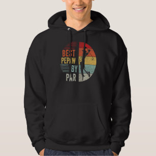 Mens Golf Best Pepe by Par Grandpa Golfer Vater' Hoodie