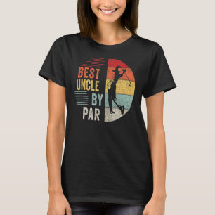 Mens Golf Best Uncle by Par Daddy Golfer Vater T-Shirt