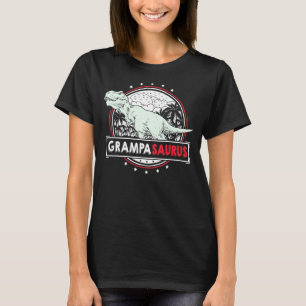 Mens Grampa Idee von Grandkindern Männer Trex Gram T-Shirt