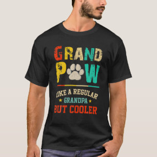 Mens Grand Paw wie ein regelmäßiger Großvater, abe T-Shirt