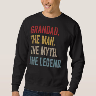 Mens Grandad Der Mann Der Mythos Der legendäre Vat Sweatshirt