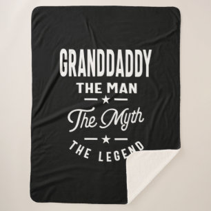 Mens Granddaddy der Mann, der Mythos, die Legende Sherpadecke