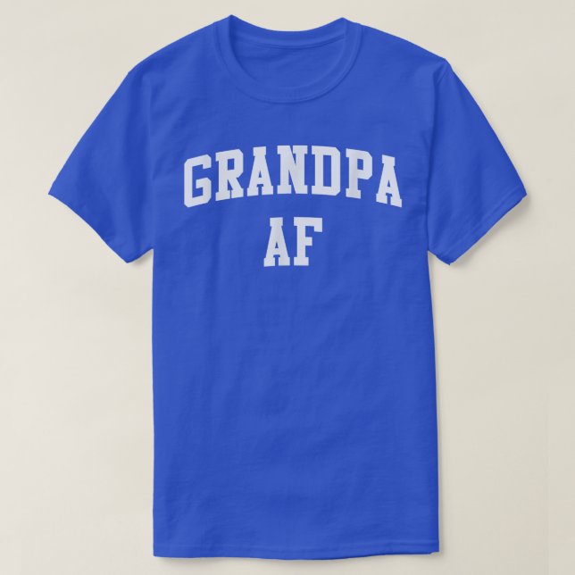 Mens Grandpa AF   Father's Day Gift Tee  (Design vorne)