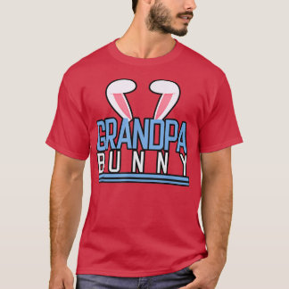 Mens Grandpa Bunny Costume Niedliche Familie Match T-Shirt