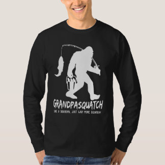 Mens Grandpa Squatch Like A Grandpa Just Way More  T-Shirt