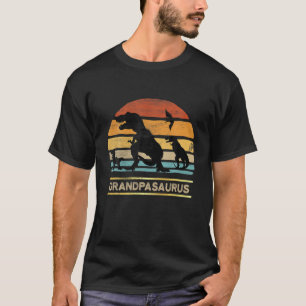Mens Grandpasaurus Grandpa Dinosaur Saurus Christm T-Shirt