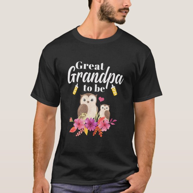 Mens Great Opa zu Ewl Baby Dusche  T-Shirt (Vorderseite)
