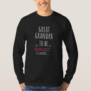Mens Great Opa zu verkünden Schwangerschaft Ba T-Shirt