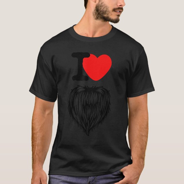 Mens Great Statement Full Beard Hair Growth Mascul T-Shirt (Vorderseite)