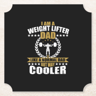 Mens Great Weightlifter Vater Gift Papa Gym T - Sh Untersetzer