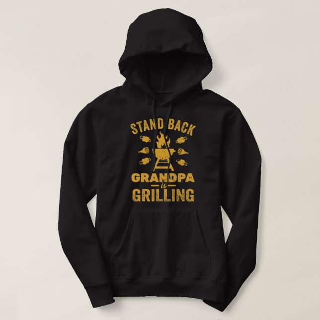 Mens Grill Master Shirts Grandpa Grilling Funny BB (Design vorne)