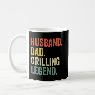 Mens Grilling BBQ Father Funny Husband Grill Dad L Kaffeetasse