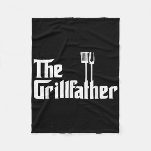 Mens Grillvater Funny Grillen Grill Koch Fleecedecke